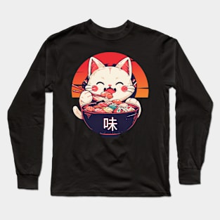 Sushi Cat - Feline Foodie Long Sleeve T-Shirt